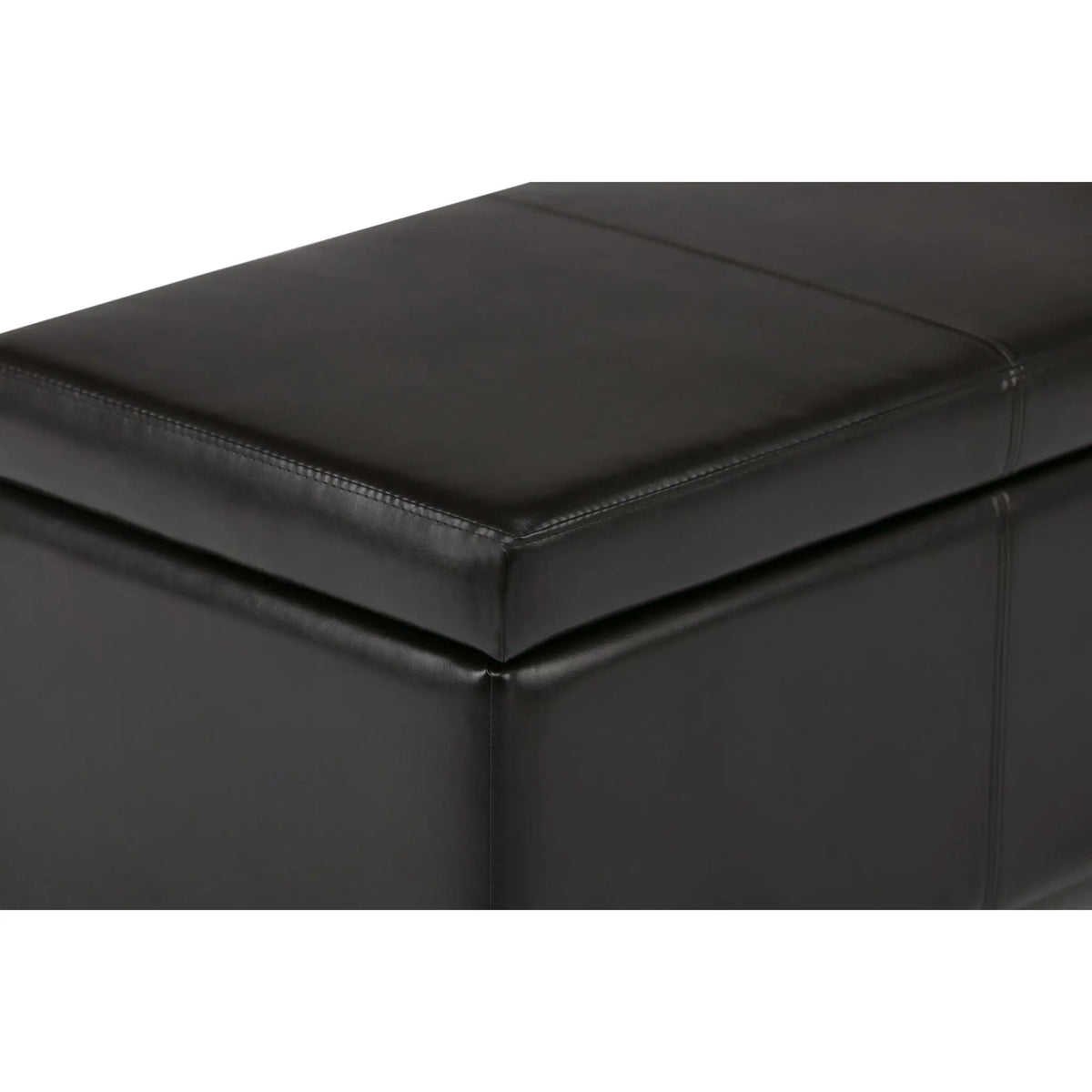 Storage Ottoman Bench | Solid Wood Frame | High Density Foam
