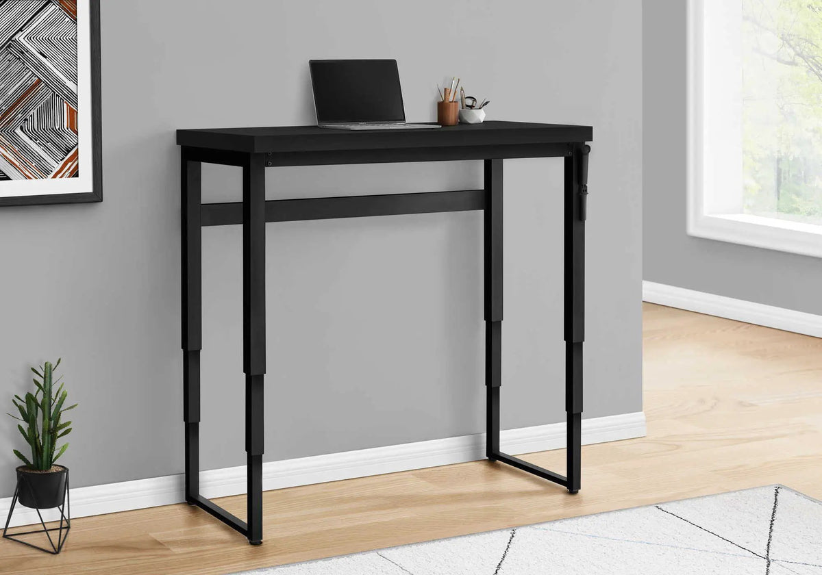 Adjustable Standing Computer Desk | 47.25 Inch Width | Thick Panel Tabletop | Contemporary Design