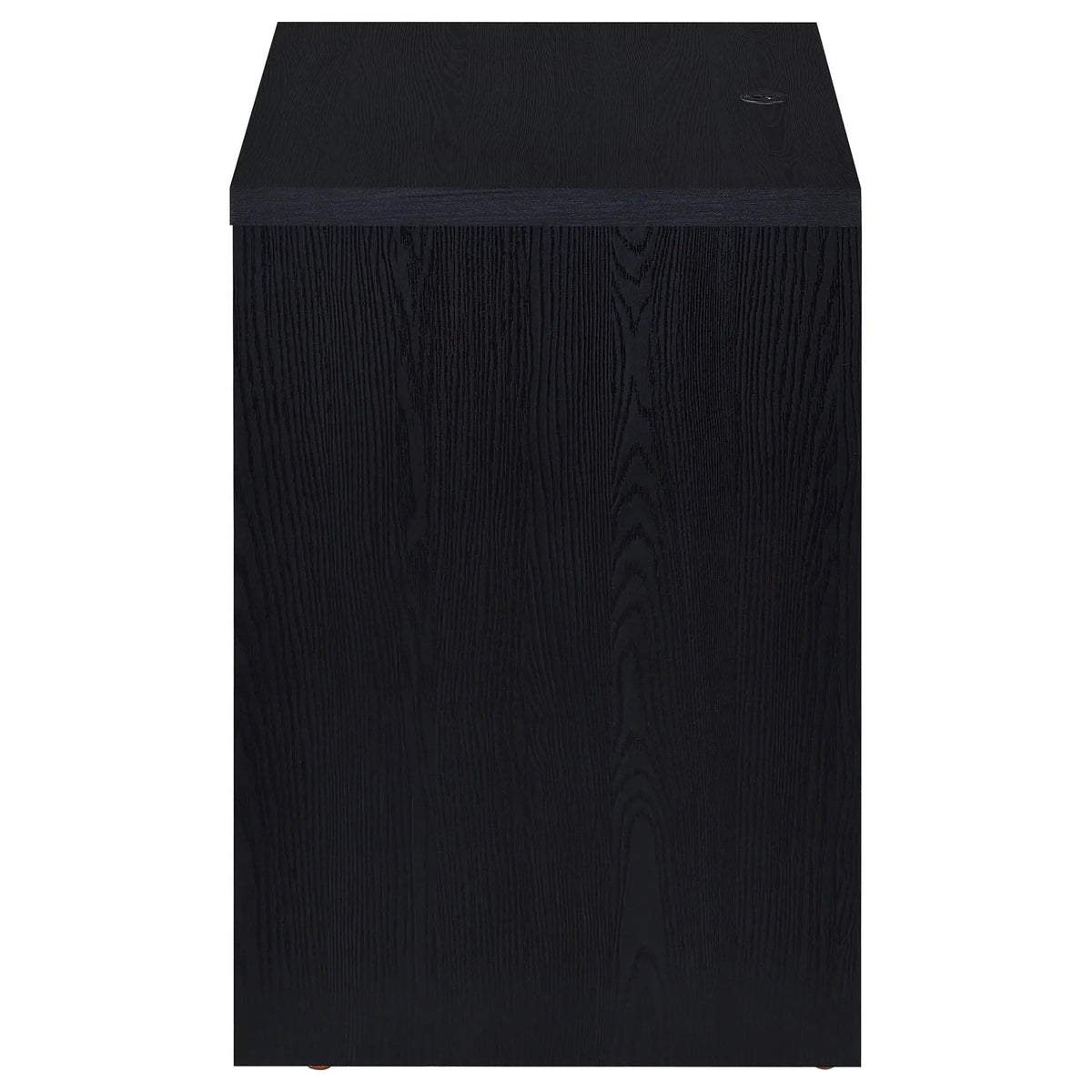 Westpark 2-drawer Nightstand LED Lights and USB | 19.75 x 15.5 x 23.5 in | Engineered Wood & Veneer | Black