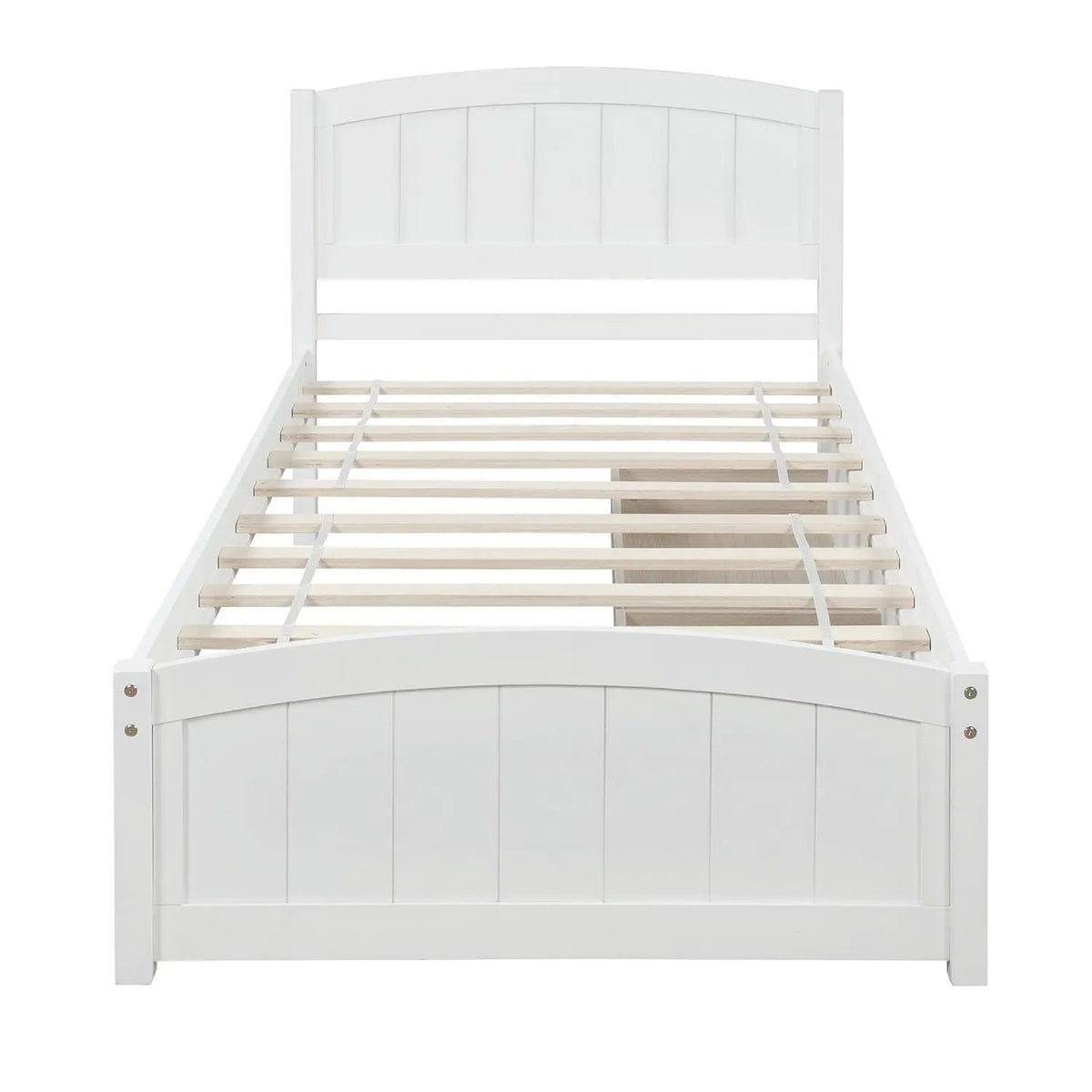 Wood Platform Bed | Headboard And Footboard | Slat Support | Minimalist Style