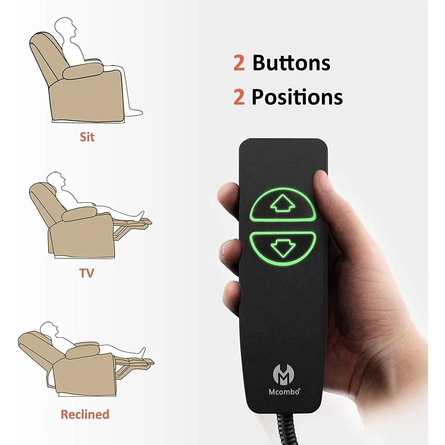 Fabric Electric Recliner Chair With Heat Remote Control from PriceLows™