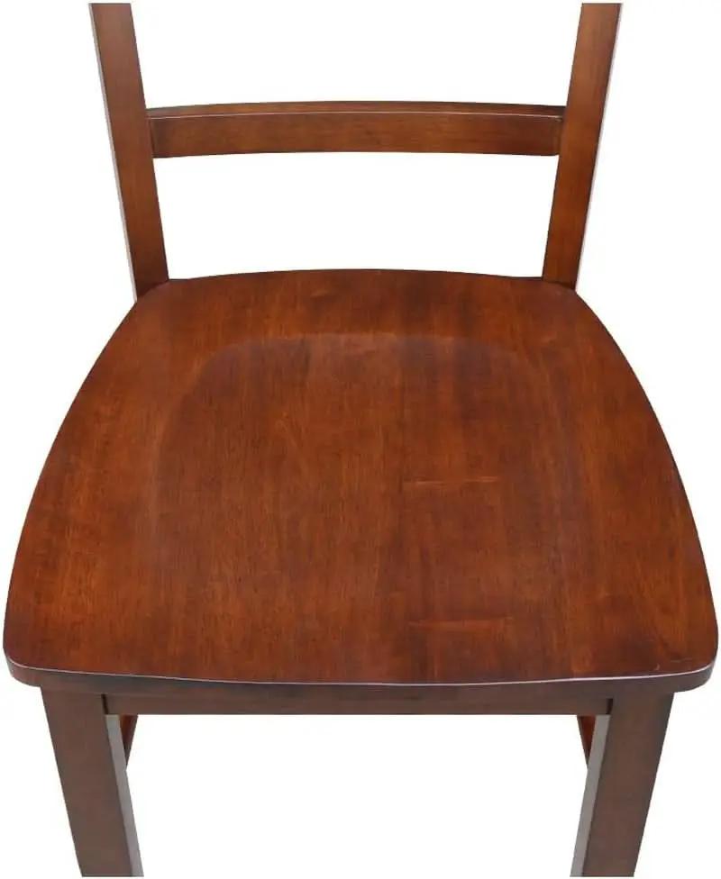 International Concepts Madrid Ladder Back Chair Espresso from PriceLows™