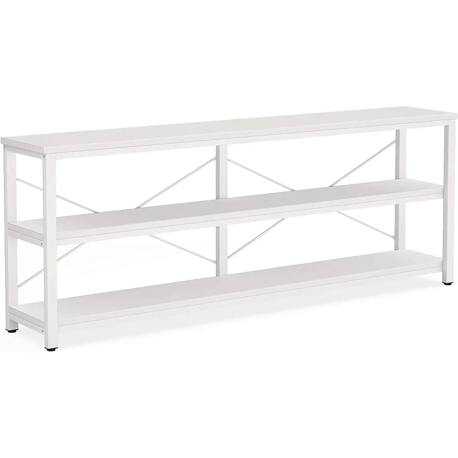 70.8 Inch Long Industrial TV Console With 3 Shelves from PriceLows™