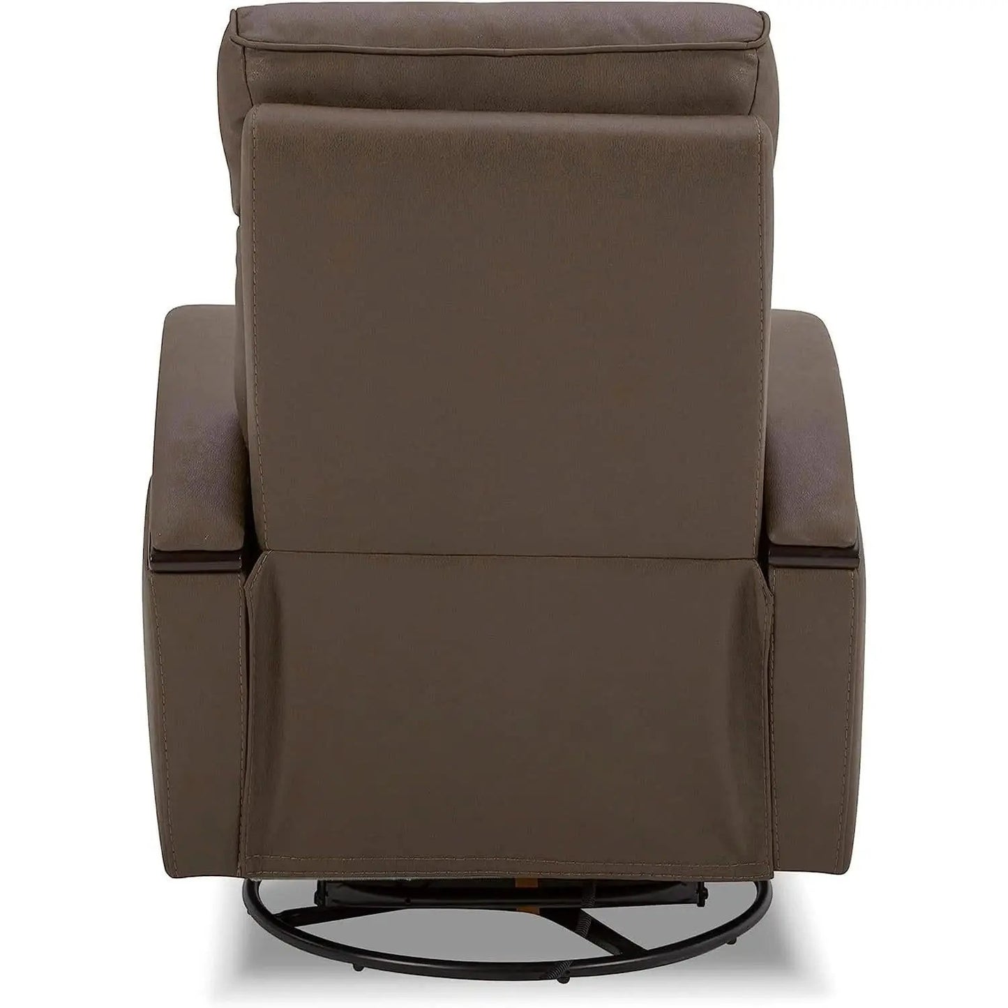 Chocolate Swivel Glider Rocker Recliner With USB Charging from PriceLows™