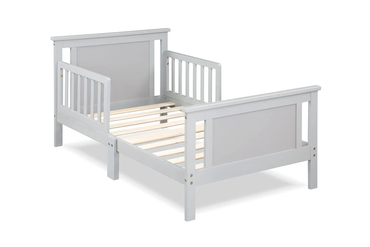 Connelly Reversible Panel Toddler Bed | Low Profile | Twin Bed Style | 53.75 Inch Length