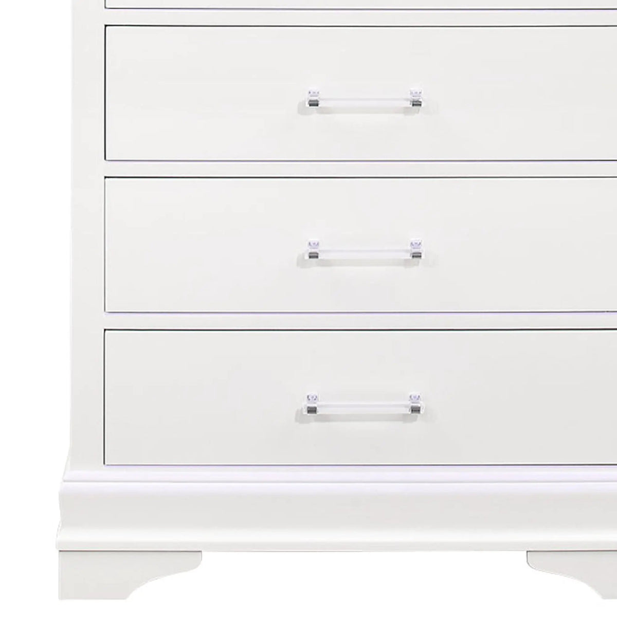 Charlston Accent Chest | LED Lighting | Five Spacious Drawers | Transitional Style