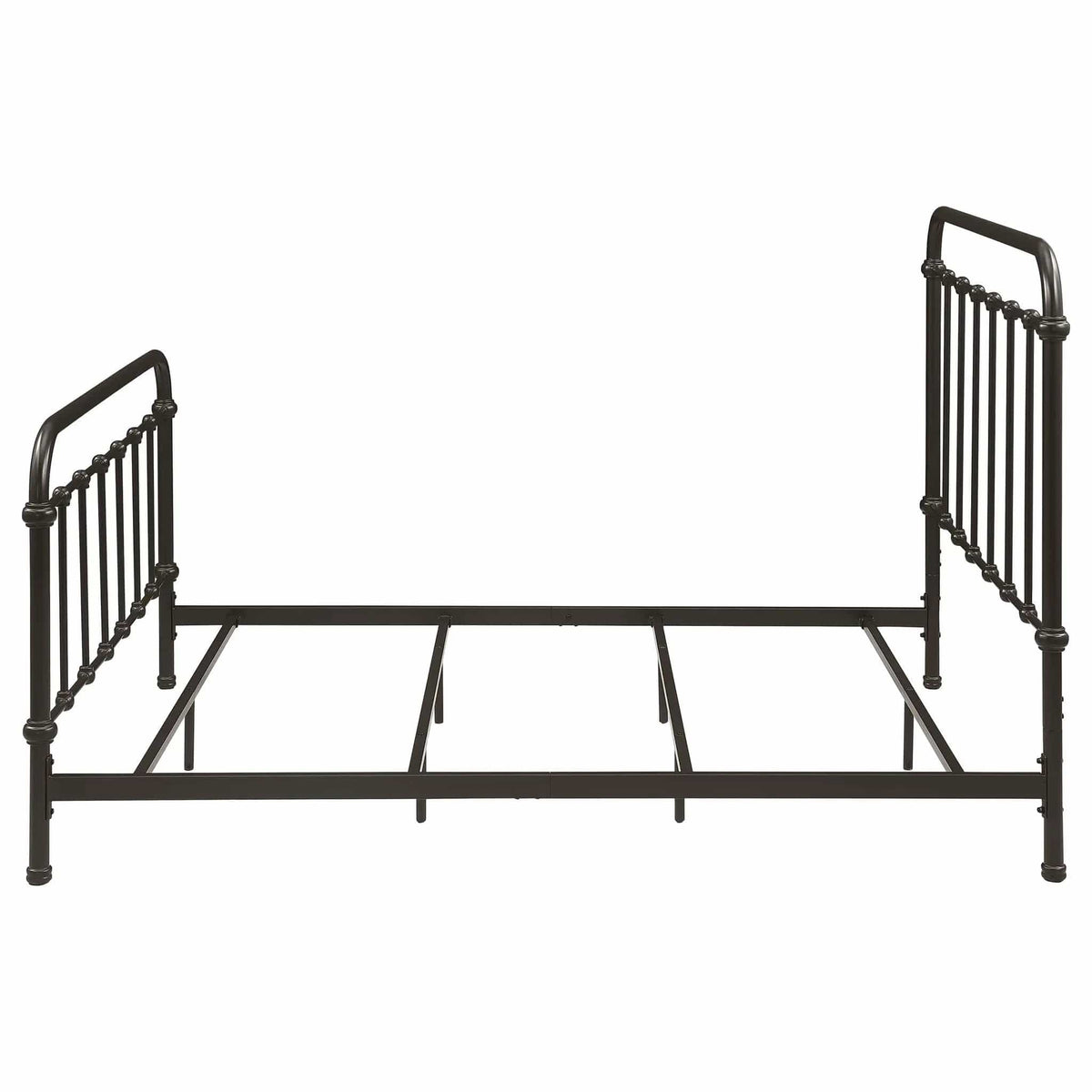 Livingston Metal Full Open Frame Bed Dark | 57.5 x 81.5 x 51.5 in | Metal | Bronze