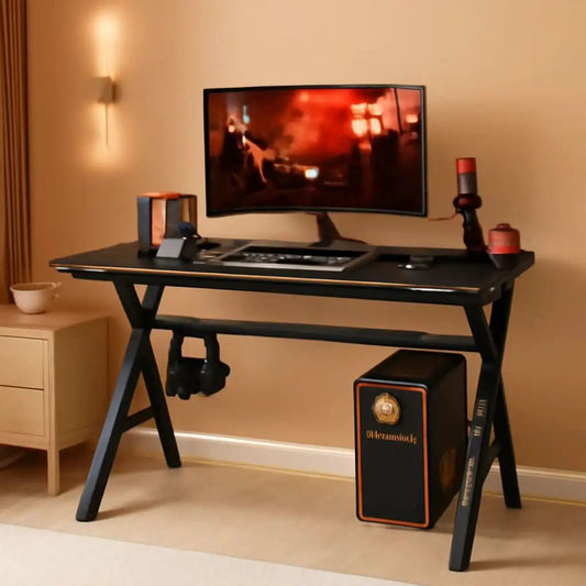 47 Inch Gaming Desk With Cup Holder For Home Office from PriceLows™