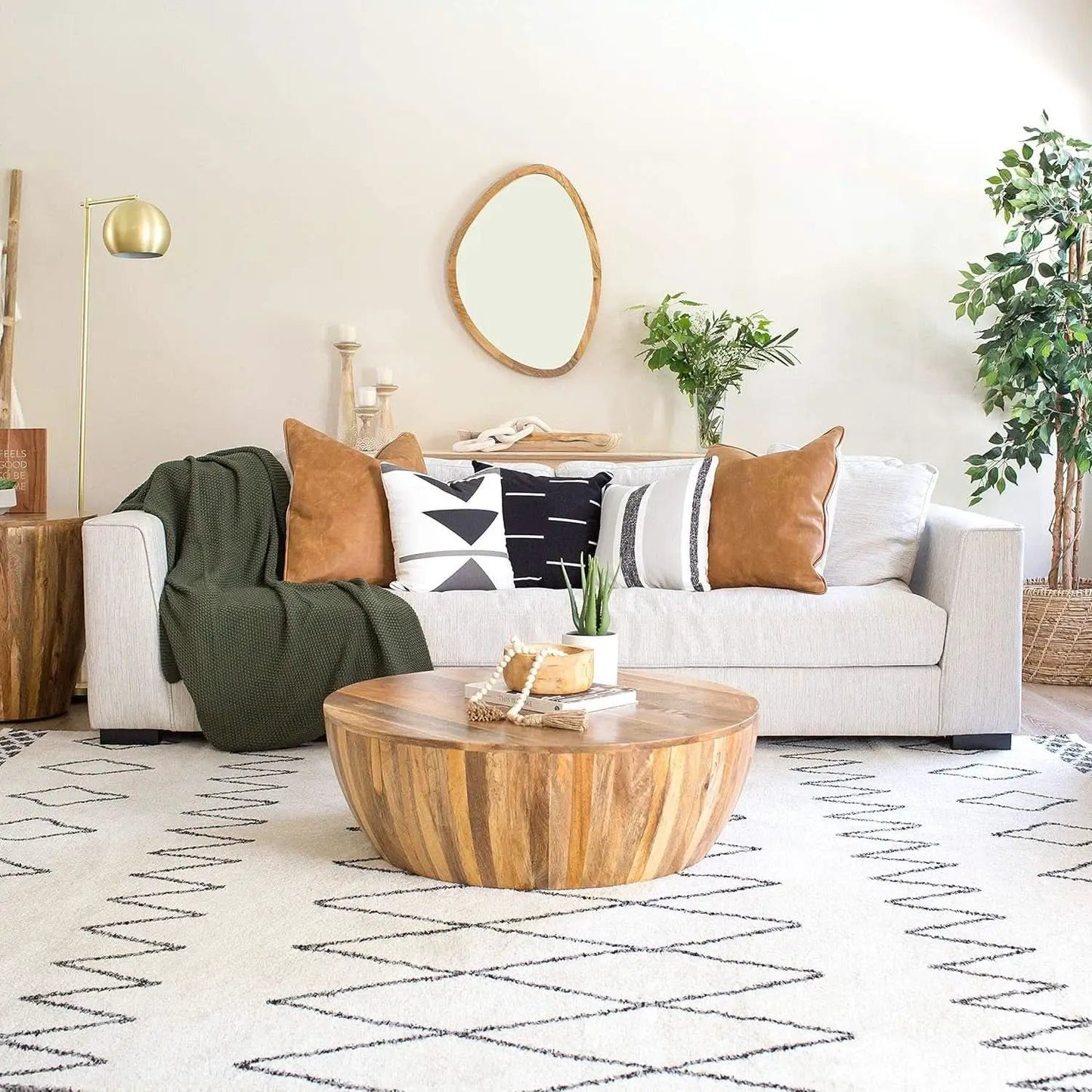 Capri Fabric Sofa Bright Ash Down Pillows Modern Living from PriceLows™