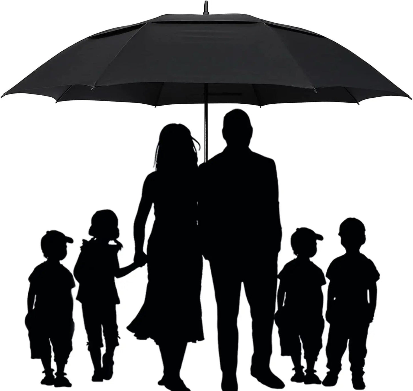 72 Inch Windproof Golf Umbrella Auto Open Double Canopy from PriceLows™