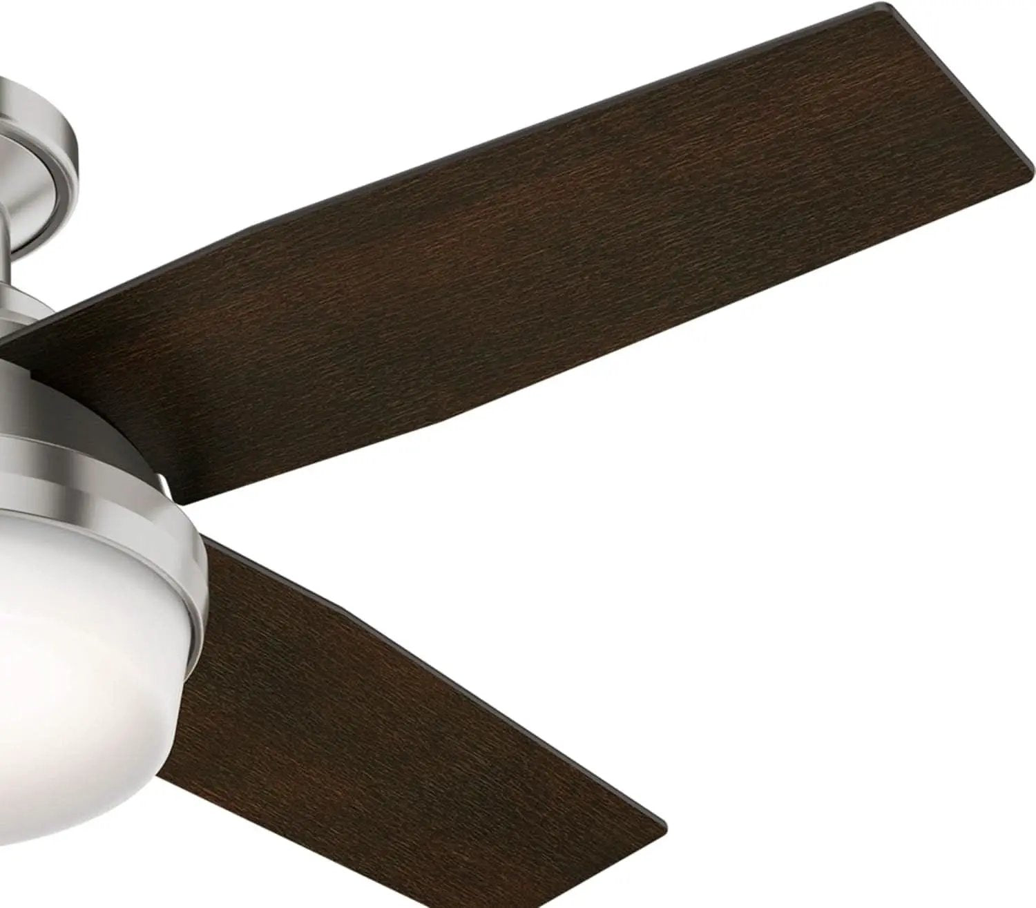 Fan Dempsey 44 Inch Brushed Nickel Ceiling Fan With LED from PriceLows™