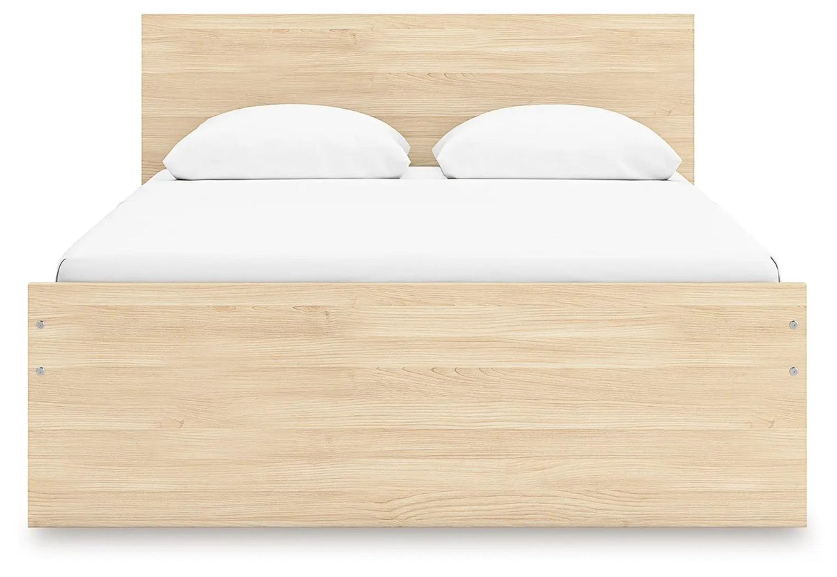 Onita Panel Platform Bed | Minimal Design | Ultra-Clean Lines | Easy-Elegant Solid Finish