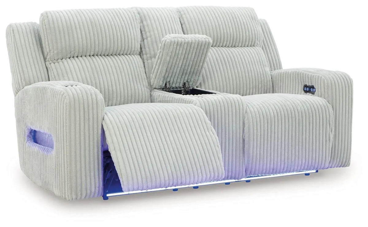 Forest Lake Power Reclining Loveseat With Console / Adj Headrest | 2 Pieces | Living Room Furniture | Living Room