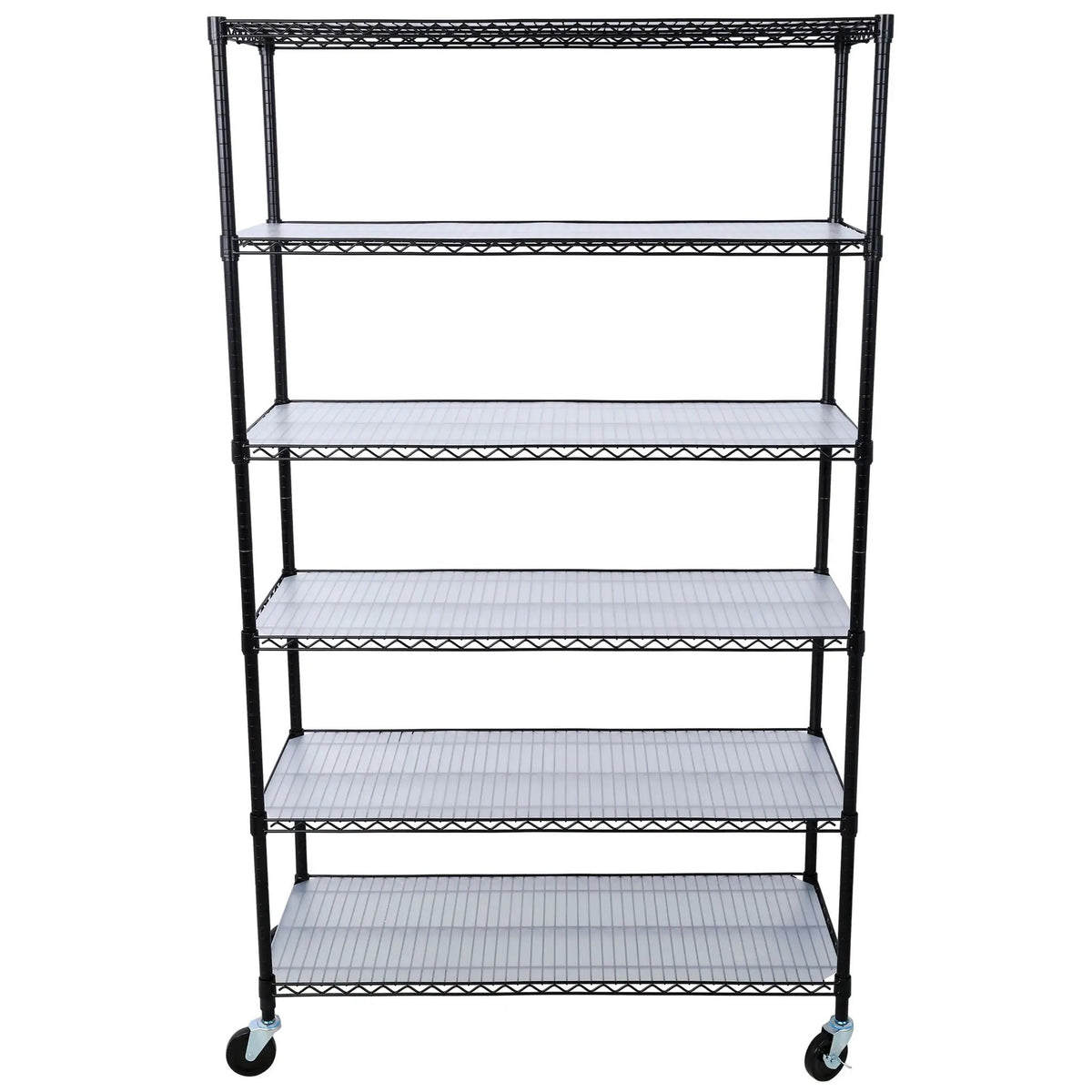 6 Tier Wire Shelving Unit | 6000 Lb Capacity | NSF Metal Rack | Adjustable Shelves