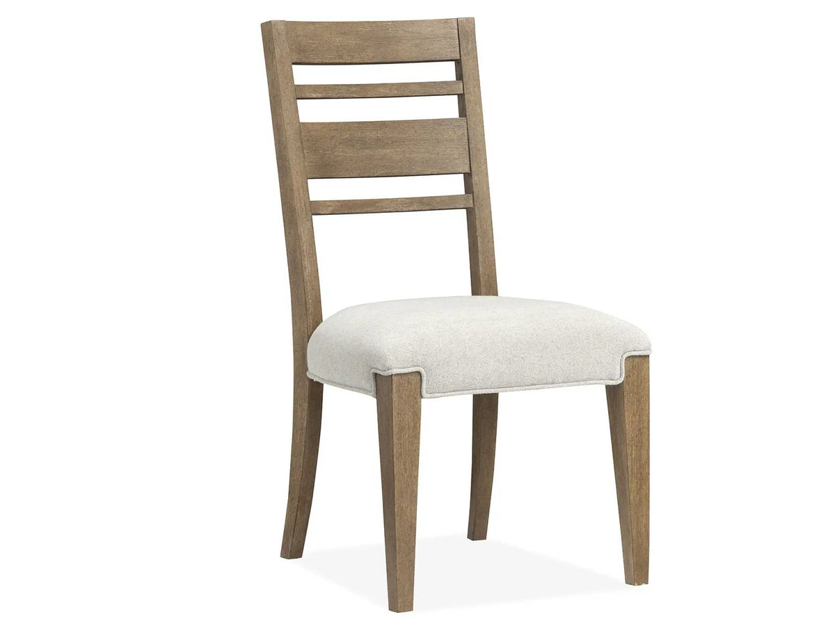 Plum Creek Side Chairs | Set Of 2 | Wood Back | Upholstered Seat