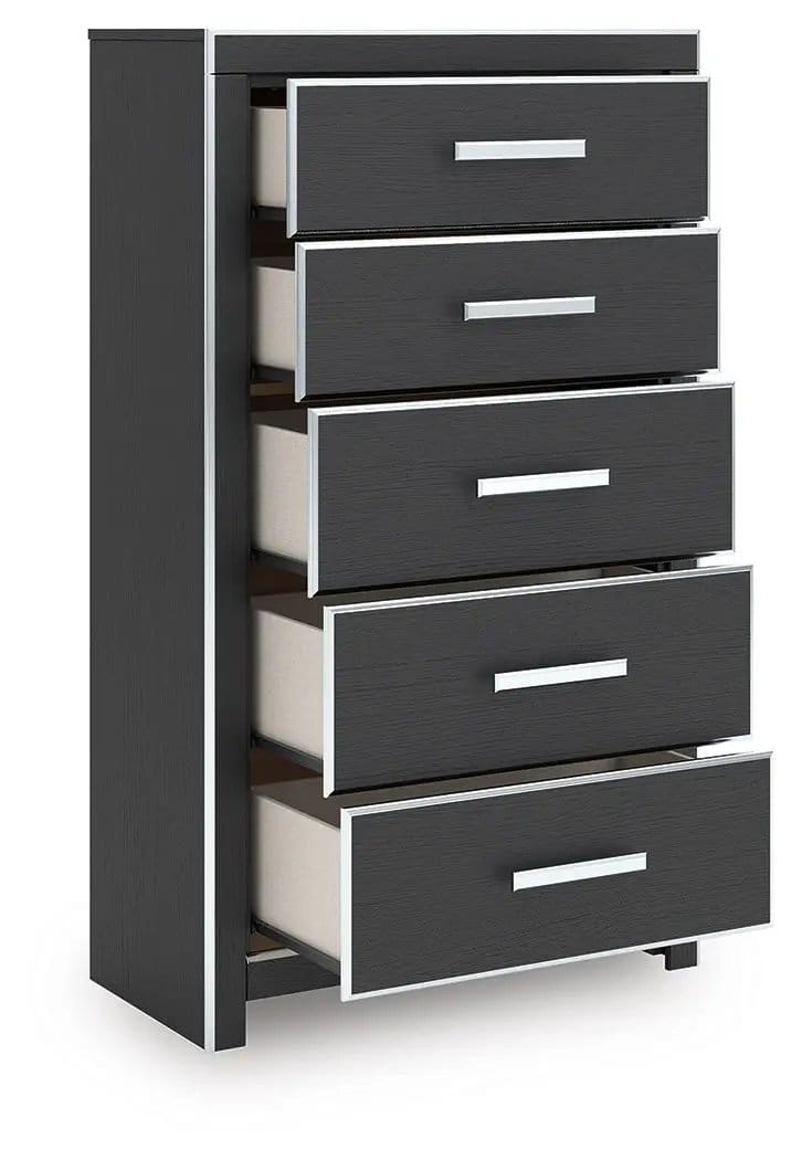 Zuraleus Five Drawer Chest | 2 Pieces | Living Room Furniture | Living Room