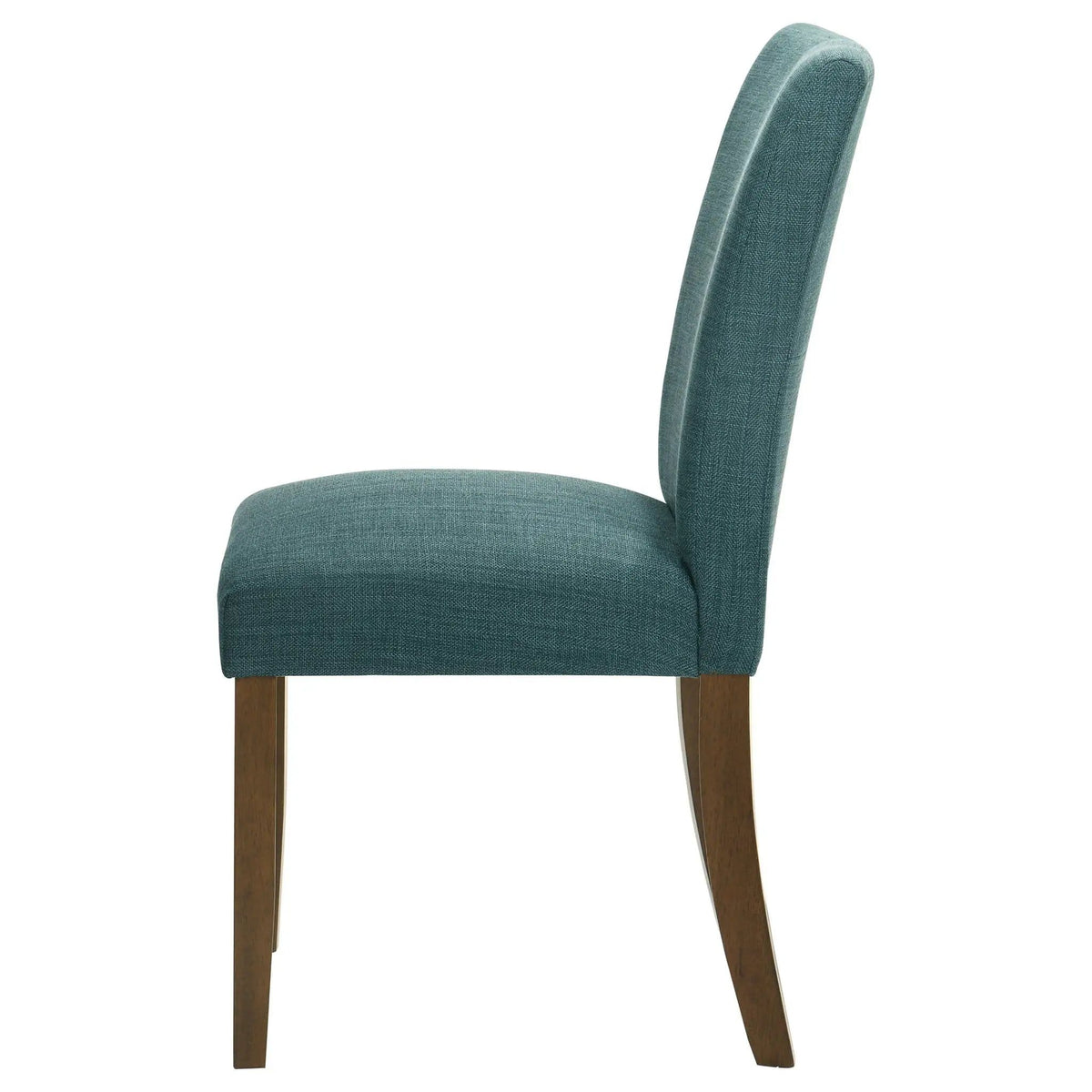 Paxton Upholstered Dining Side Chair Teal Blue (Set of 2) | 19.5 x 23.75 x 36.75 in | Wood | Dining Room