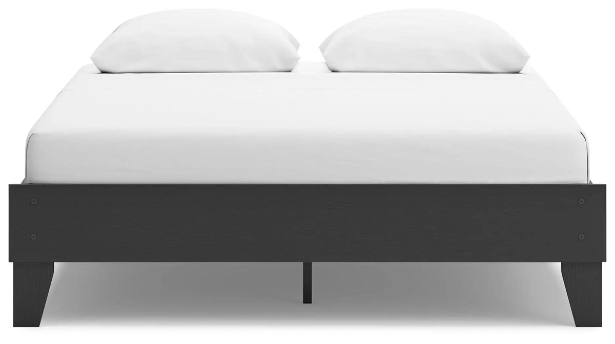 Socalle Platform Bed | Space-Saving Design | Clean-Lined Profile | Contemporary Style