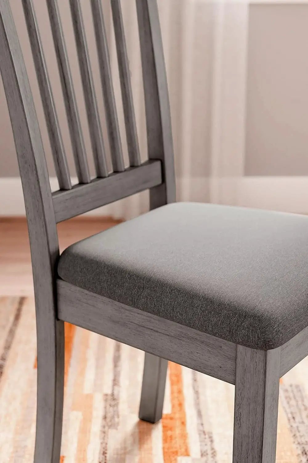 Shullden Gray Spindle Back Dining Chairs Set Of 2 from PriceLows™