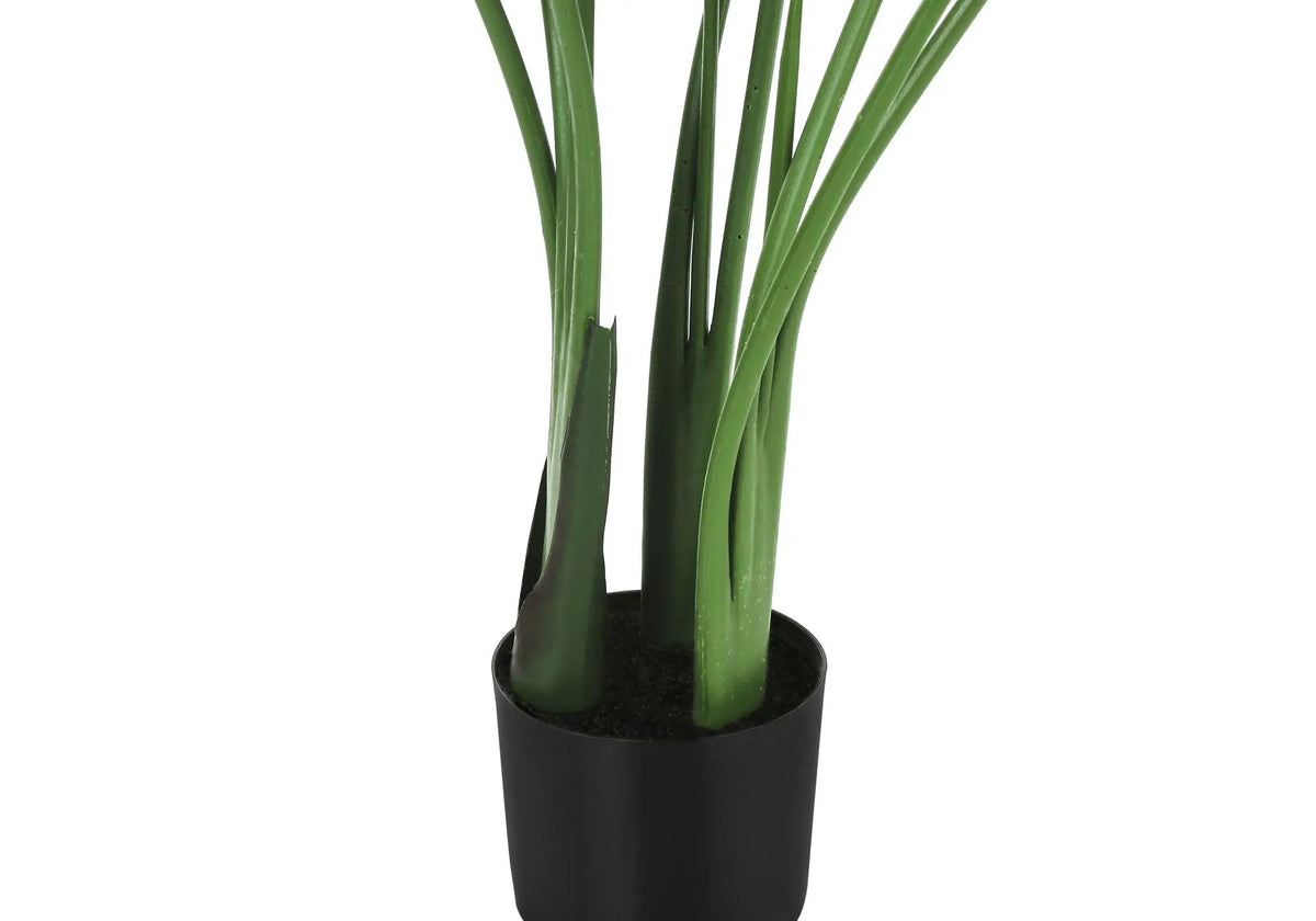 44 Inch Artificial Bird Of Paradise Tree | 8 Adjustable Leaves | Indoor Faux Floor Plant | Potted