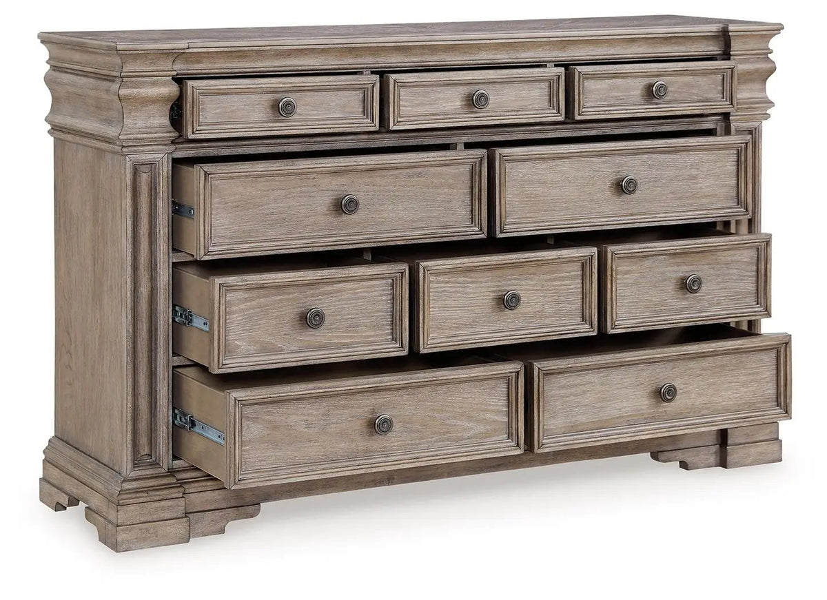 Blairhurst Dresser | 68 Inch Width | Casual Traditional Style | Classic-Inspired Columns