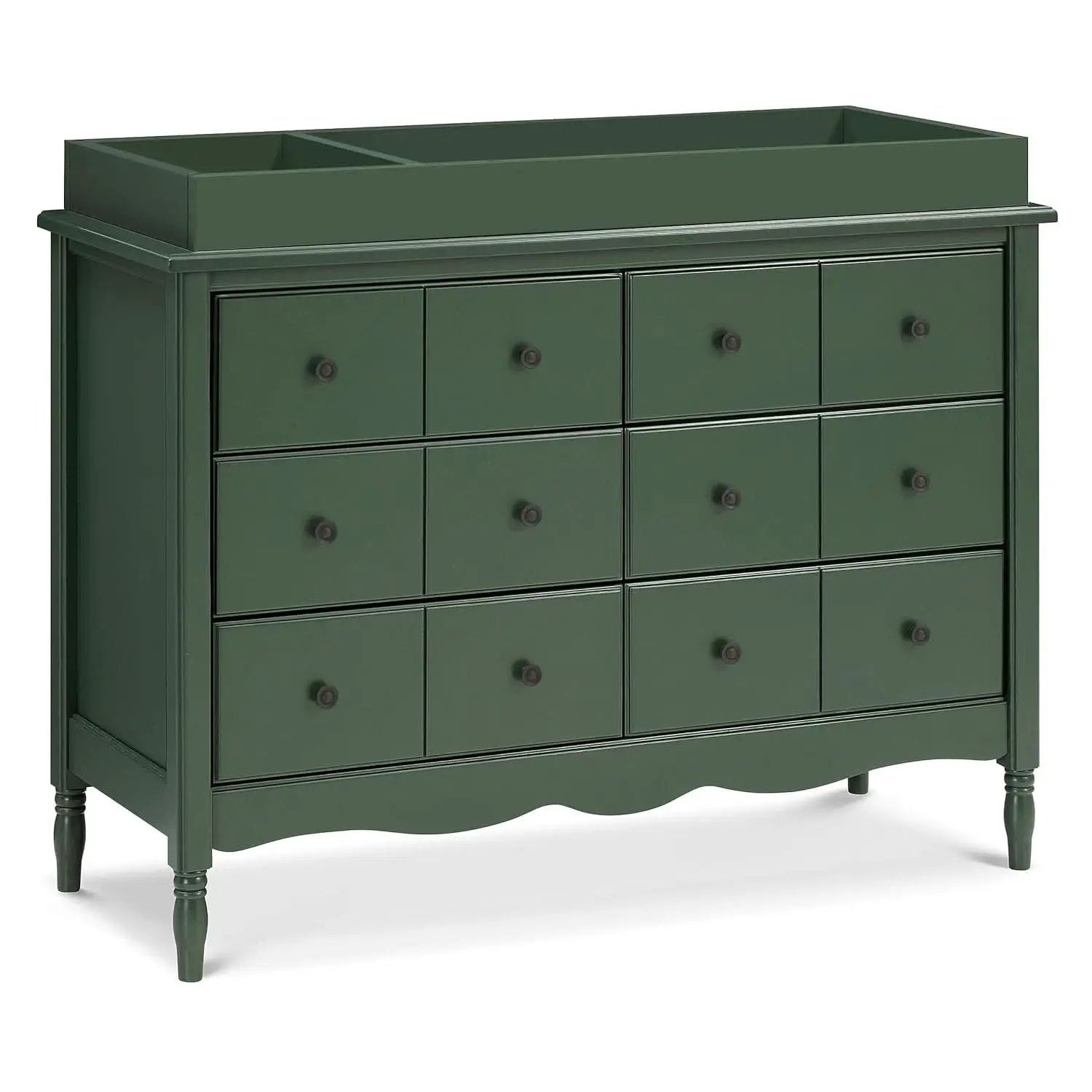 Liberty Forest Green Six Drawer Dresser With Knobs from PriceLows™