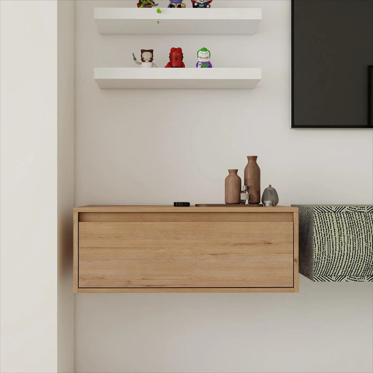 Floating Bathroom Cabinet | Soft Close Drawers | Scratch Resistant Melamine