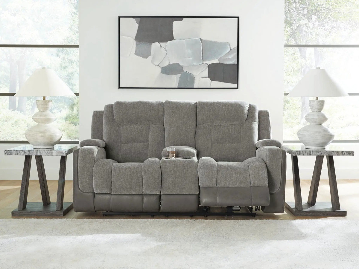 Power Reclining Loveseat | Zero Gravity | Adjustable Headrest