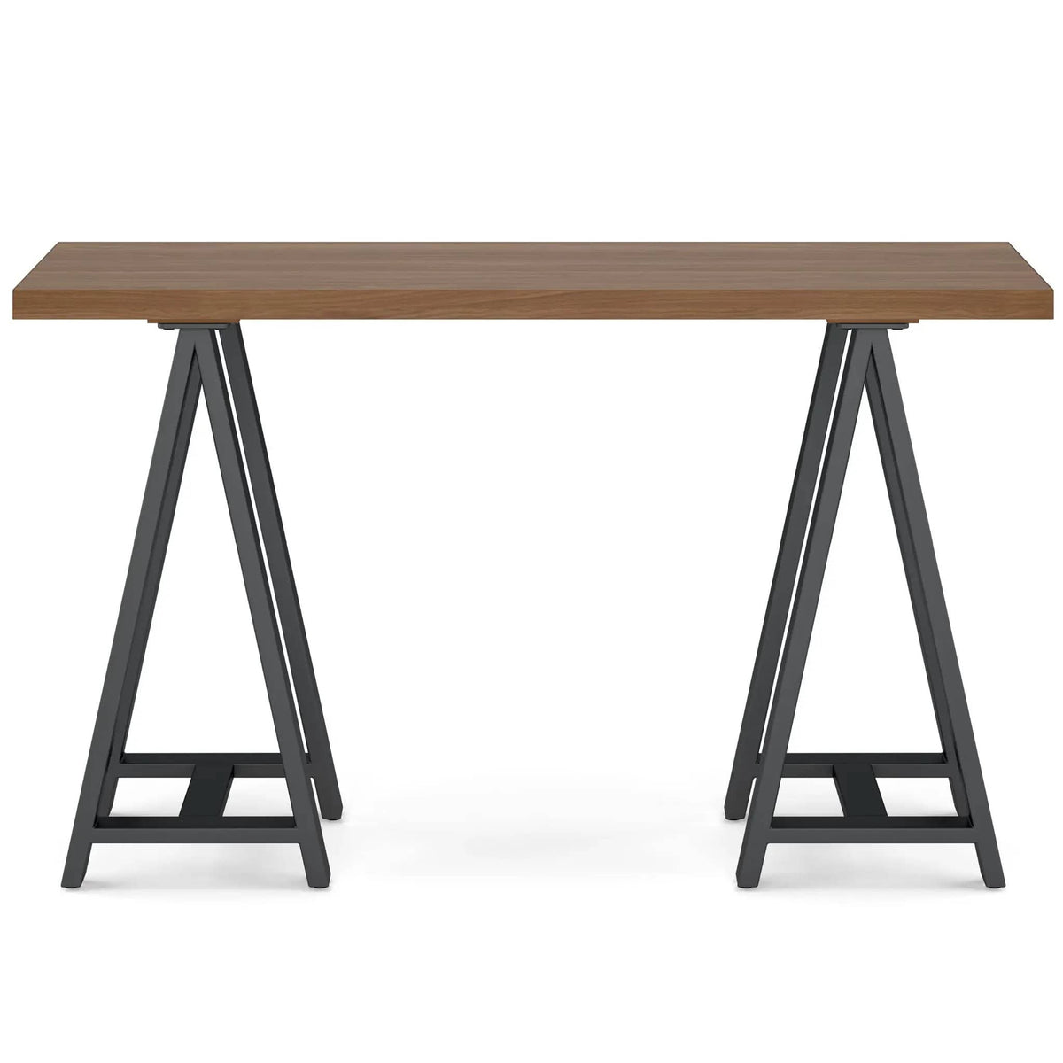 Sawhorse Handcrafted Solid Table | 2 Pieces | Metal | Living Room