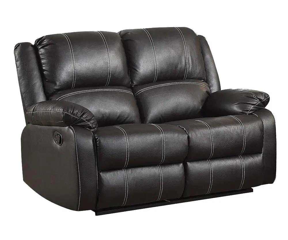 Zuriel Recliner Loveseat | Synthetic Finish | Motion Reclining Mechanism | Classic Style