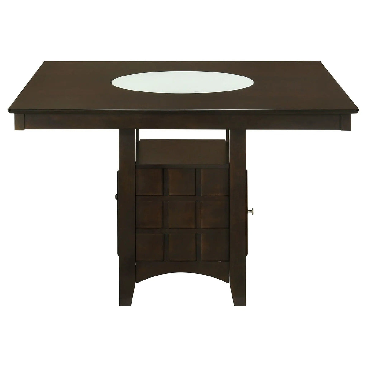 Gabriel 5-piece Square Counter Height Dining Set | 5-Piece Set | Rubberwood & Engineered Wood | Cappuccino