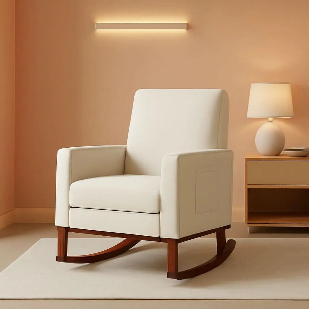 Rocking Recliner Chair With Side Pocket And Adjustable from PriceLows™