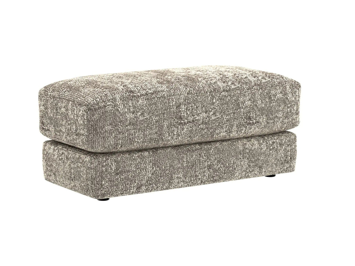 Jaden Fabric Ottoman | 2 Pieces | Chenille & Fabric | Living Room