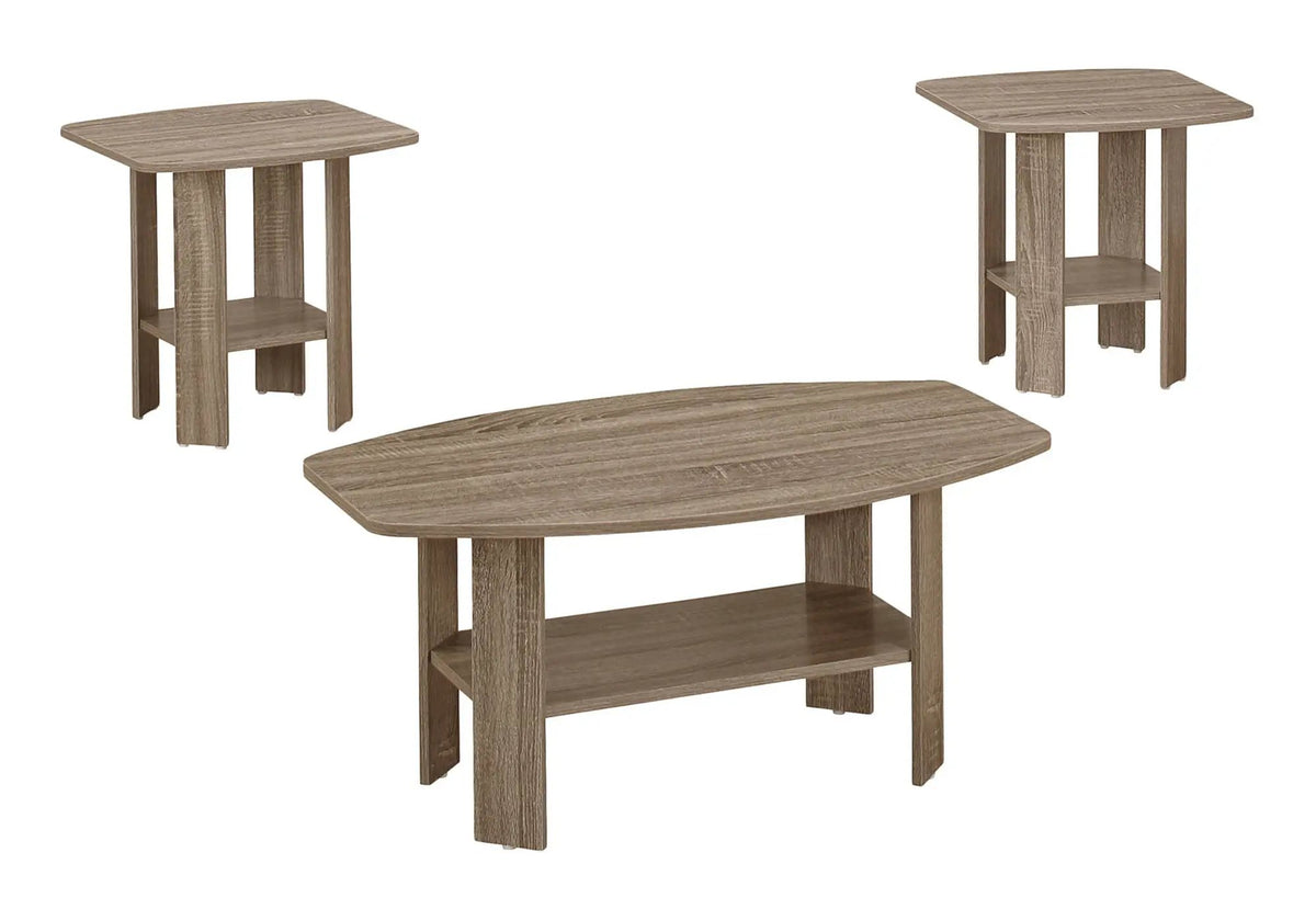 Coffee End And Accent Table Set | Set Of 3 | Wood-Look Finish | Child And Pet Safe