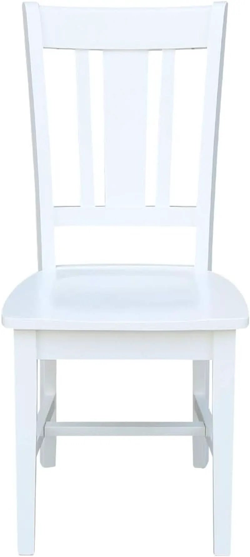 Set of Two White San Remo Splatback Dining Chairs from PriceLows™