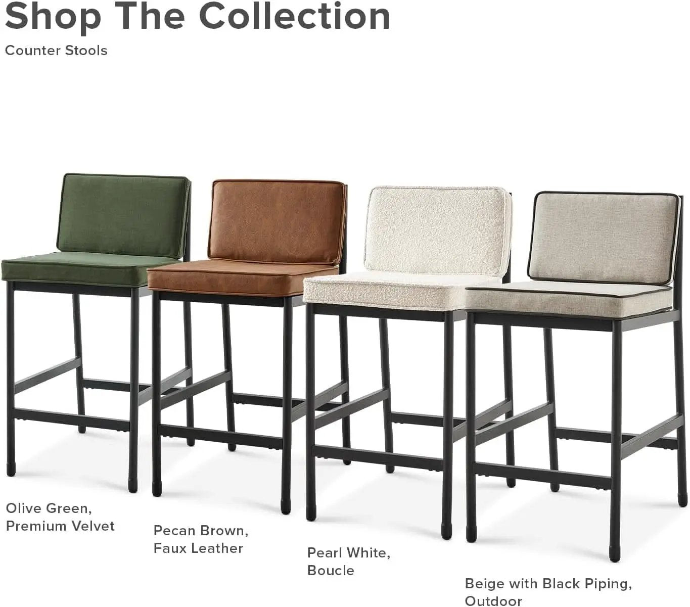 Black Dining Chairs With Removable Cushion Covers French from PriceLows™