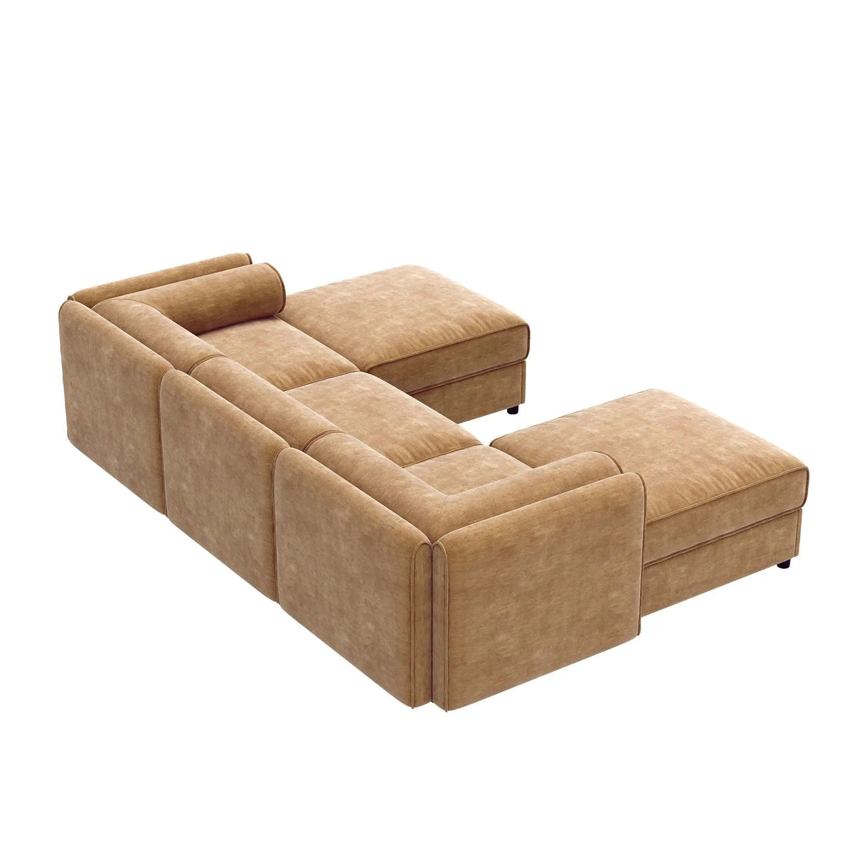 Contemporary Elegant Sofa With Storage And Ottoman 2 Piece Living Room Set | 2 Piece Living Room Set | Living Room Furniture | Living Room