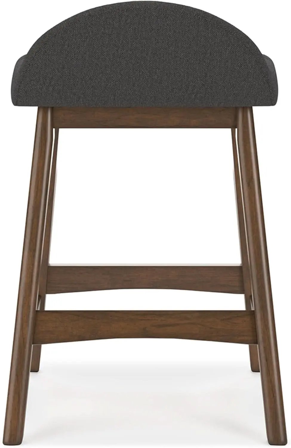 Counter Height Bar Stool Set Of 2 28.5 Inch Charcoal Brown from PriceLows™