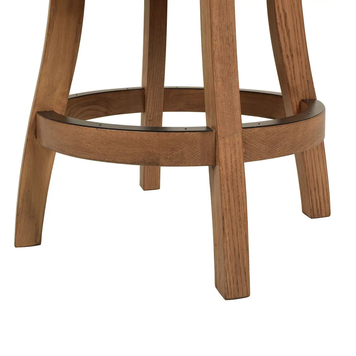 Williams Swivel Bar Stool | Counter Height | High Backrest | Sturdy Armrests