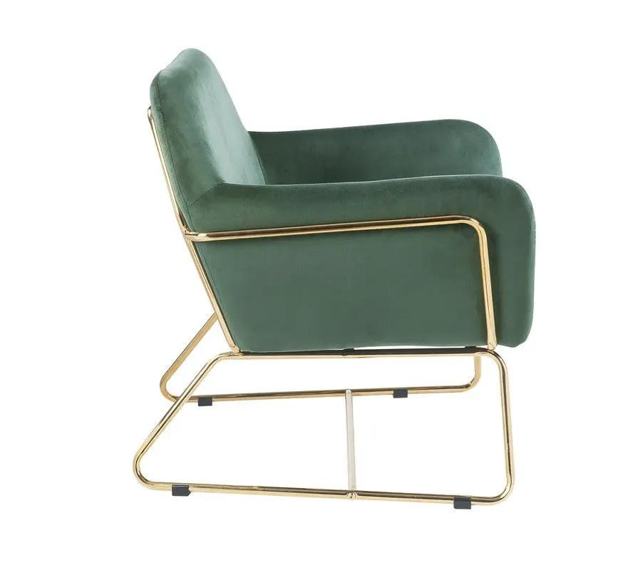 Keira Accent Chair With Metal Base | 3 Pieces | Metal | Living Room