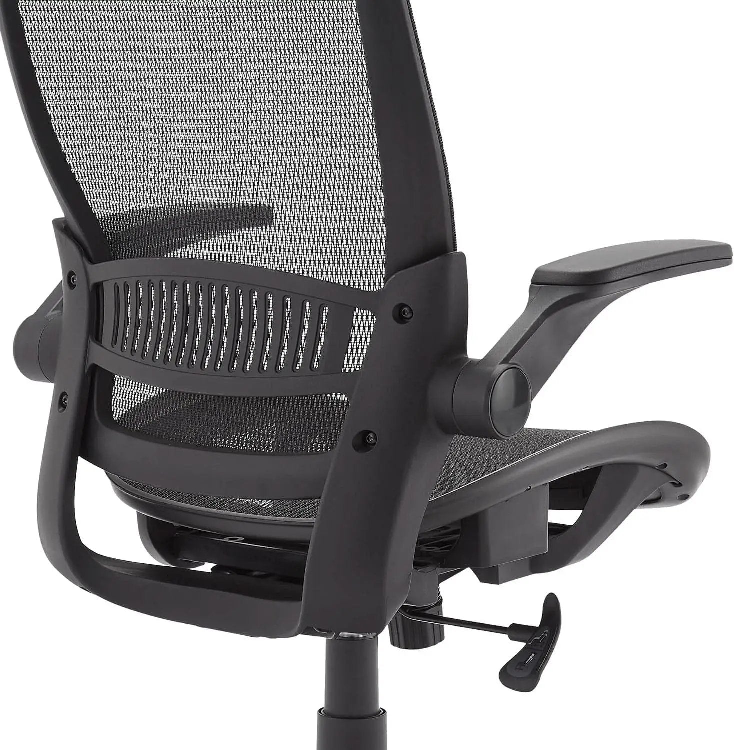 Ergonomic High Back Chair With Mesh Seat Flip Up Armrests from PriceLows™