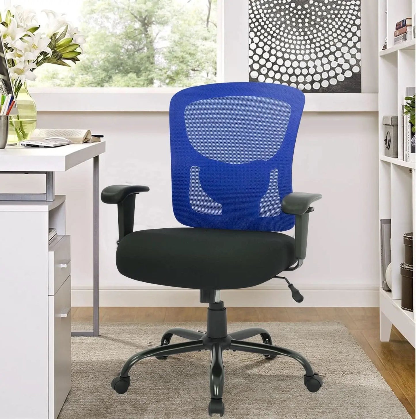 Big And Tall Office Chair 400 Lbs Lumbar Support Comfort from PriceLows™