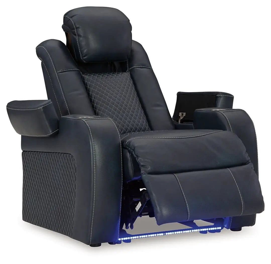 Fyne-dyme Power Recliner/Adj Headrest Reclining Chair | 2 Pieces | Living Room Furniture | Living Room