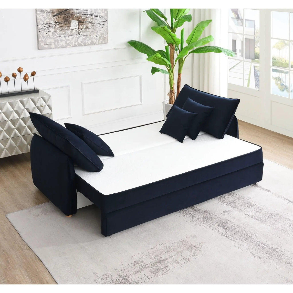 Irina Sleeper Sofa | Pull Out Sleep | Storage | Removable Back Cushions