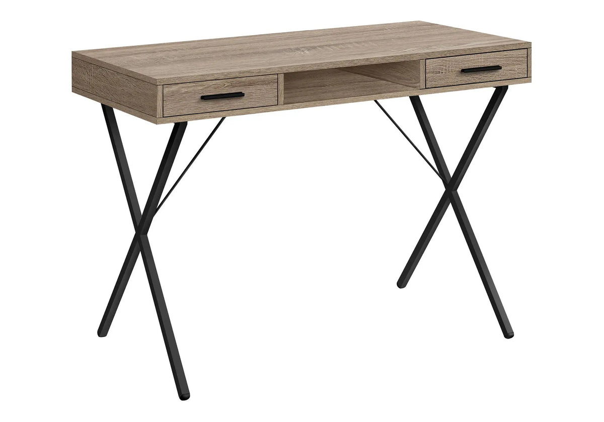 Computer Desk With Drawers | 42 Inch Width | Left Or Right Setup | Laptop Friendly