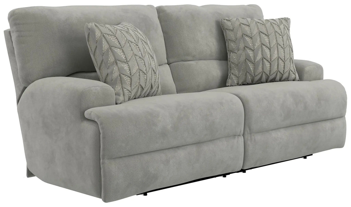 Renaldo Power Sofa With Zero Gravity Recline | 93 x 43 x 43 in | Polyester & Fabric | Stone