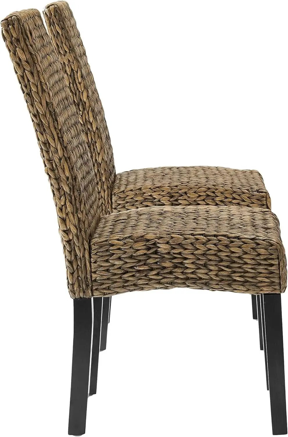 Edgewater Handwoven Rattan Dining Chairs Set Of 2 Seagrass from PriceLows™