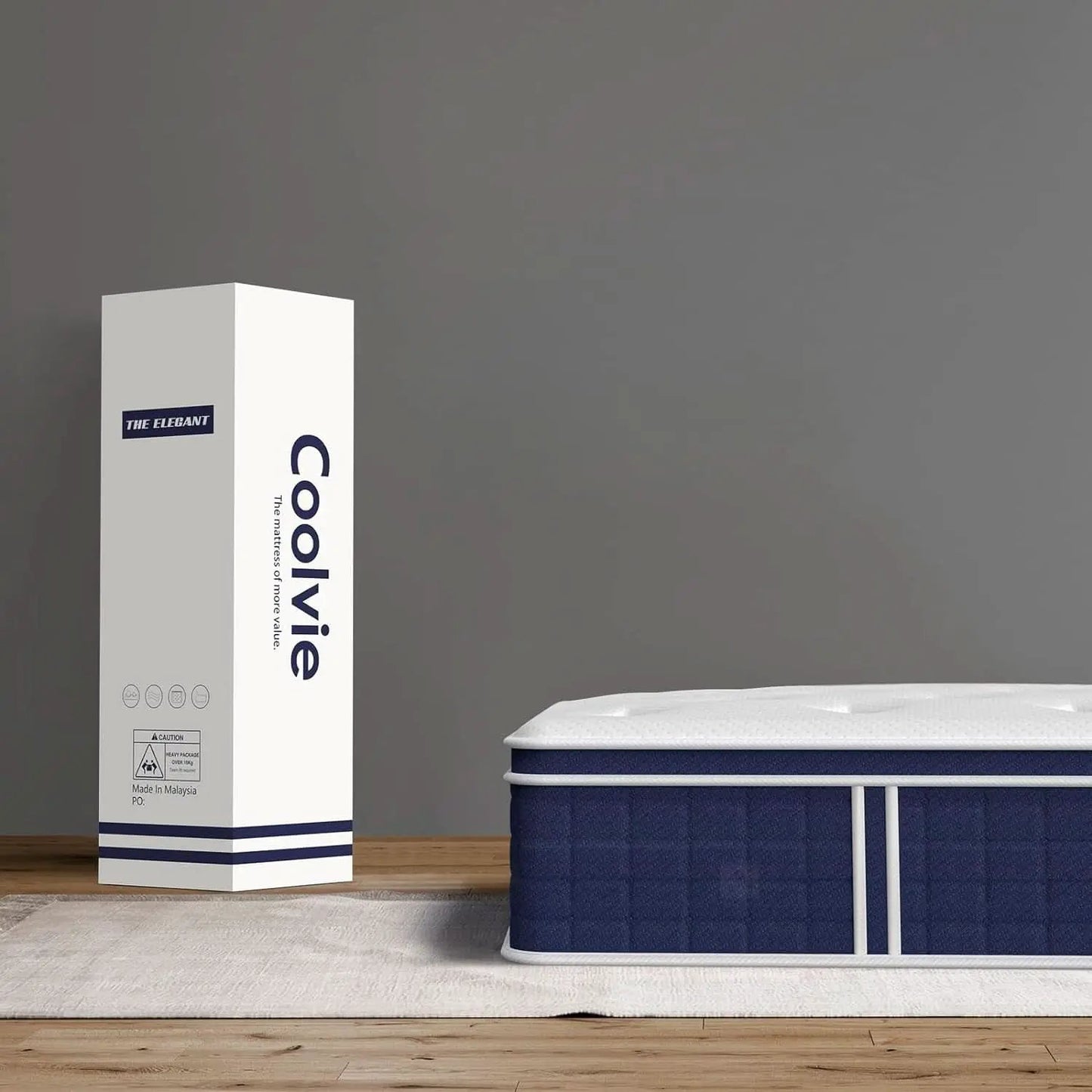 Twin TwelveInch Hybrid Mattress With Premium Pocket Coils from PriceLows™