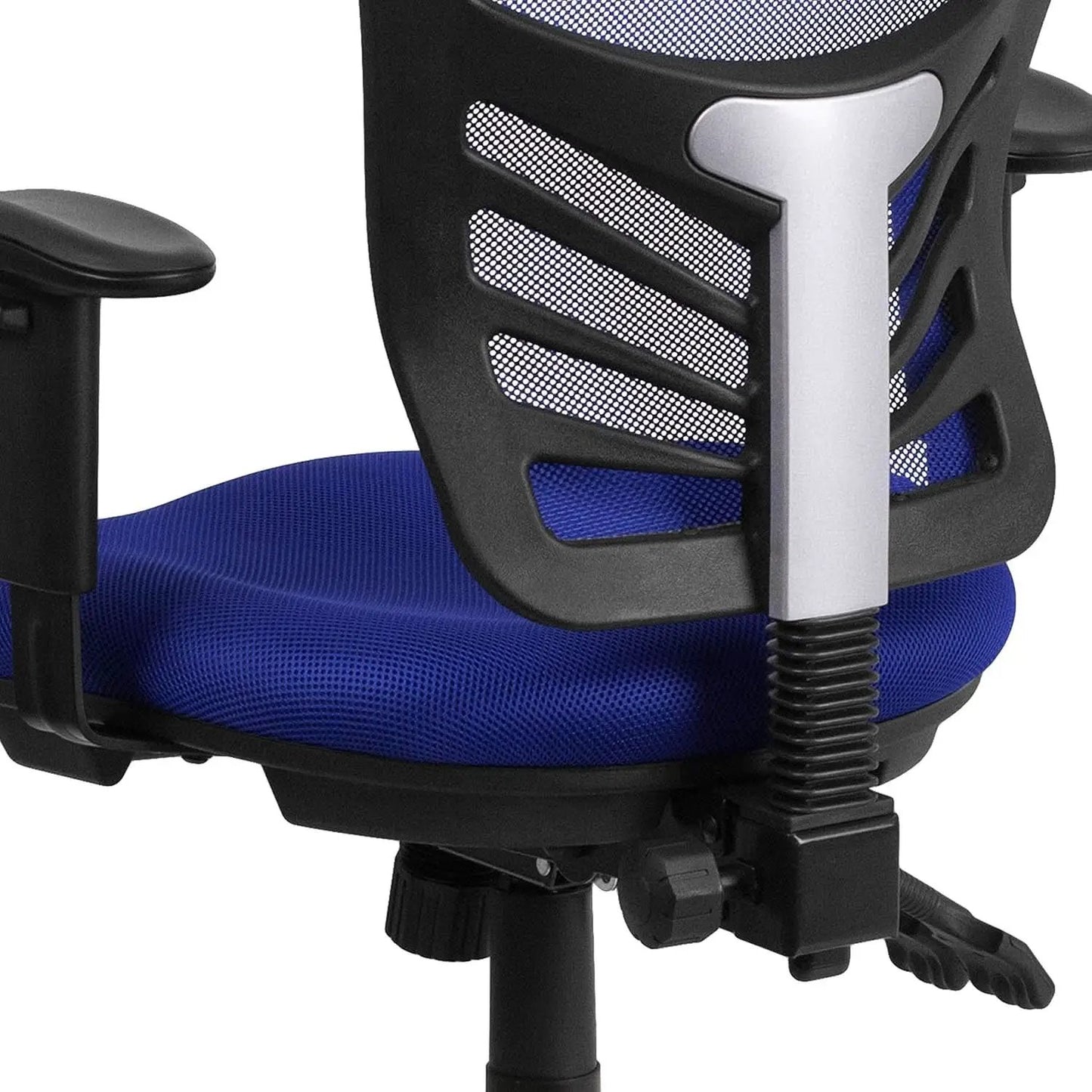 Ergonomic Mesh Office Chair Blue With Adjustable Lumbar from PriceLows™