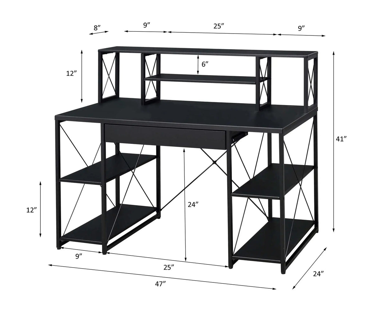 Writing Desk | Spacious Drawer | Eight Compartments | Three Finishes